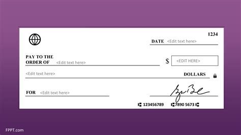 fake checks to print